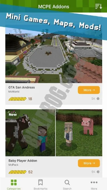 Скриншот Addons for Minecraft 1