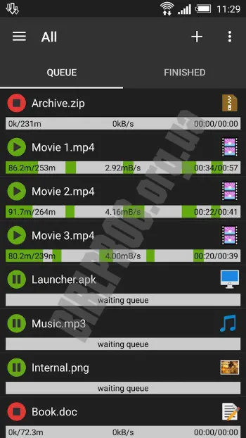 Скриншот Advanced Download Manager 1