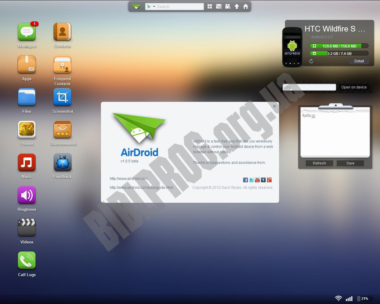programs like airdroid