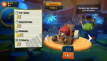 Скриншот Angry Birds Go! 1