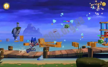 Скриншот Angry Birds Transformers 2