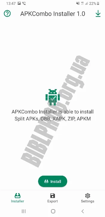 Скриншот APKCombo Installer 1