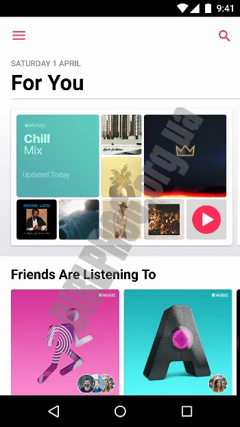 Скриншот Apple Music 2