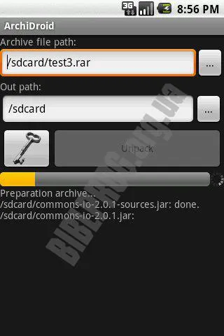 Скриншот ArchiDroid 1