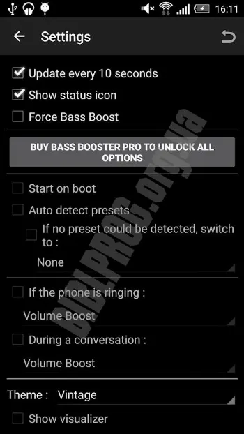 Скриншот Bass Booster 3