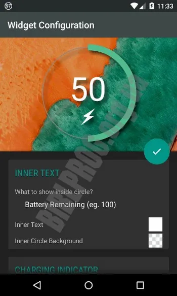 Скриншот Battery Widget Reborn 2