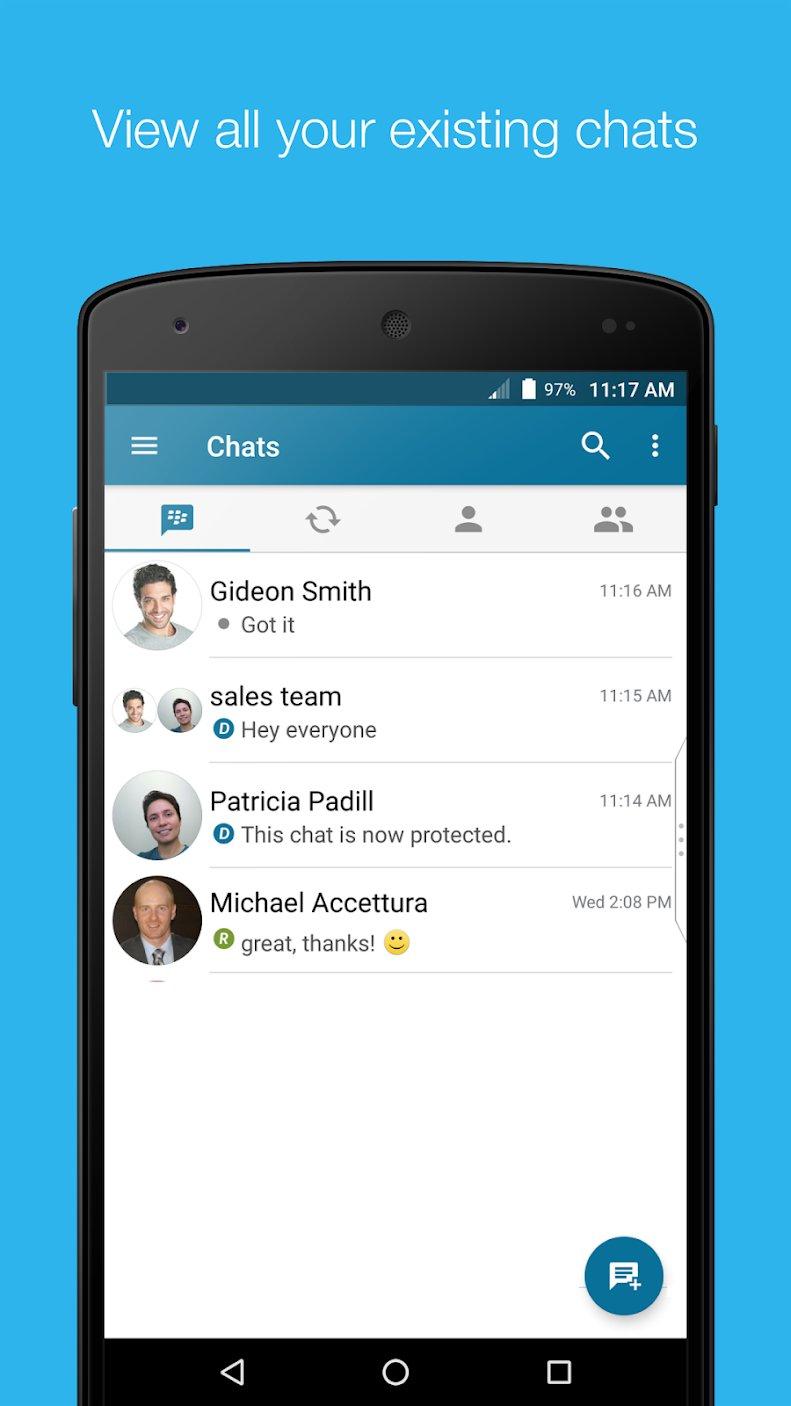 Скачать BBM Enterprise 1.18.0.8 APK для Android бесплатно - BiblProg.org.ua