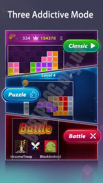 Скриншот Block Puzzle Online 1010 3