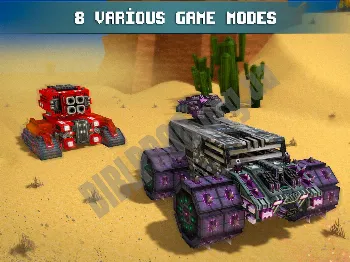 Скриншот Blocky Cars 3