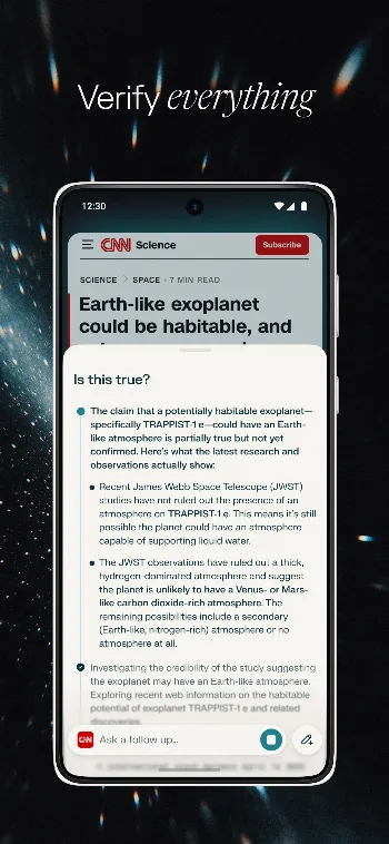 Скриншот Comet 1