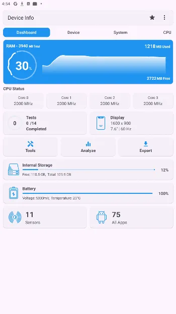 Скриншот Device Info 1