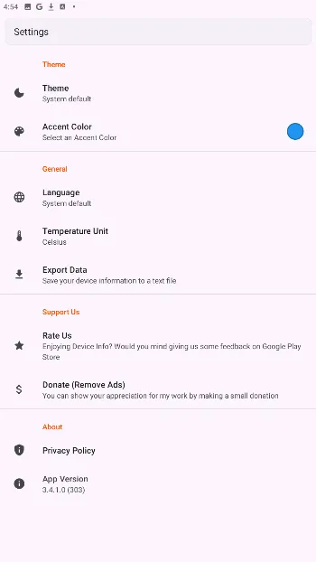 Скриншот Device Info 3