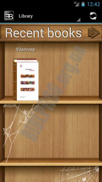 Скриншот EbookDroid 1