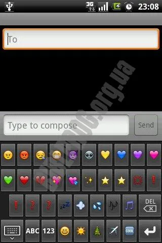 Скриншот Emoji Keyboard 1