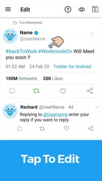 Fake Tweet
