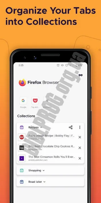Скриншот Firefox 1