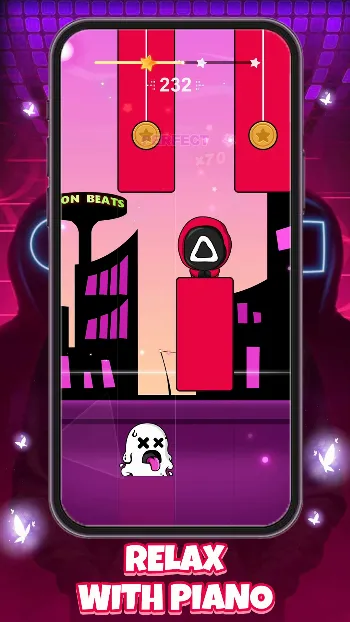 Скриншот Galaxy Piano: Scrolling Rush 3