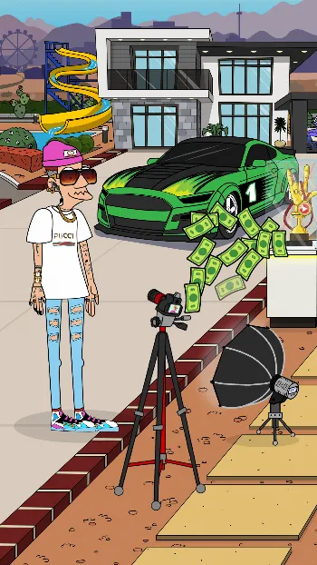 Скриншот Lamar - Idle Vlogger 3