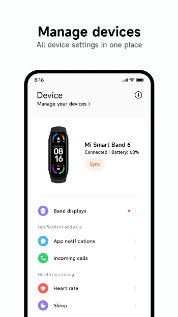 Скриншот Mi Fitness 2