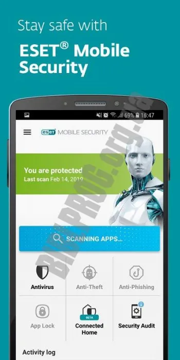 Скриншот ESET Mobile Security 1