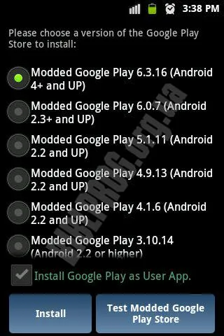 Скриншот Modded Google Play Store 3