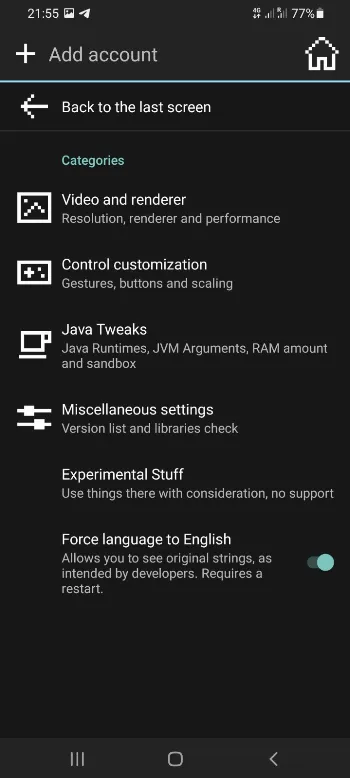 Скриншот MojoLauncher 3
