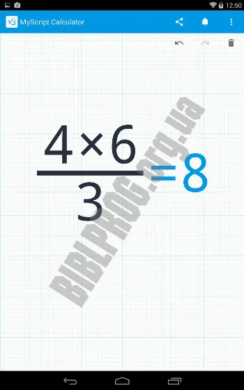 Скриншот MyScript Calculator 2 2