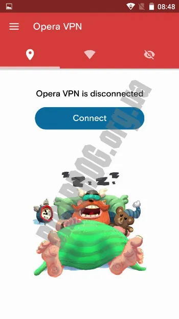 Скриншот Opera VPN 1