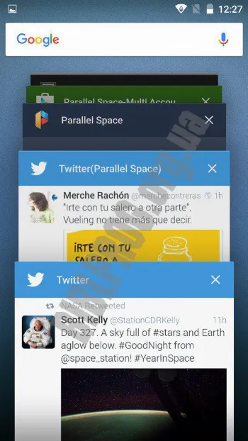 Скриншот Parallel Space 2