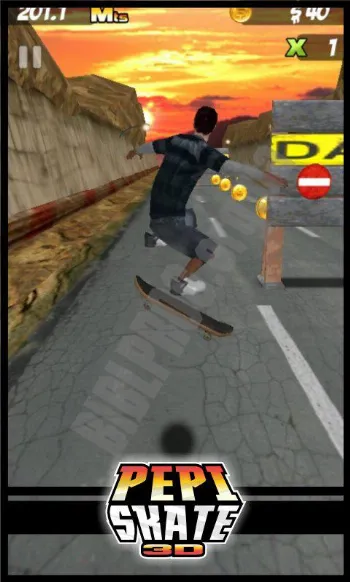 Скриншот PEPI Skate 3D 3
