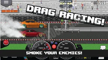 Скриншот Pixel Car Racer 1