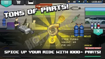 Скриншот Pixel Car Racer 2