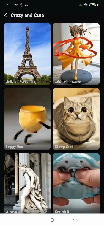 Скриншот PixVerse 3