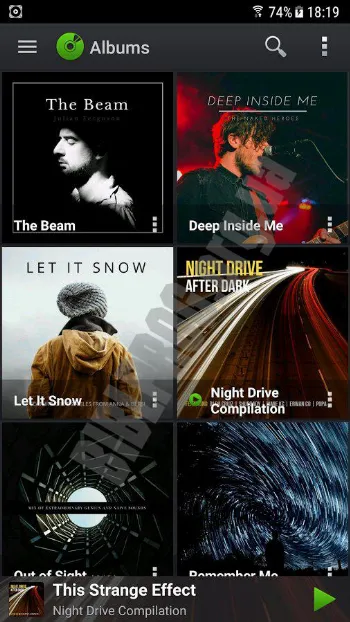 Скриншот PlayerPro Music Player 1