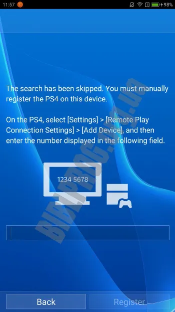 Скриншот PS Remote Play 1