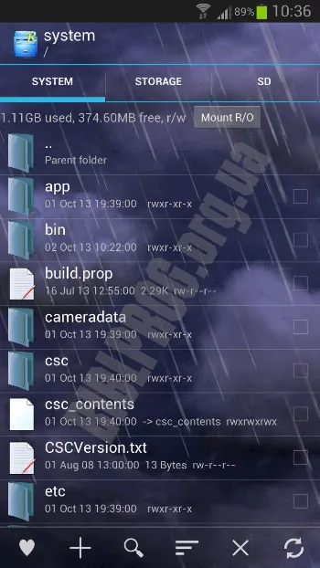 Скриншот Root Explorer 2