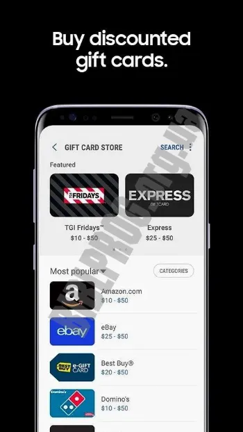 Скриншот Samsung Pay 3