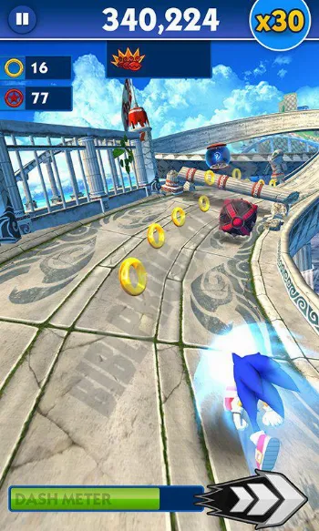 Скриншот Sonic Dash 1