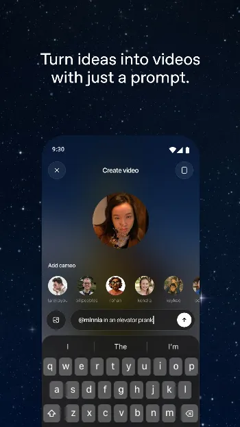 Скриншот Sora 2