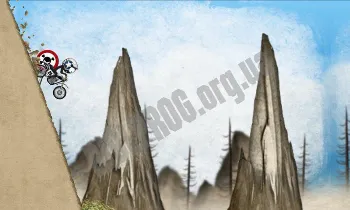 Скриншот Stickman Downhill Motocross 2