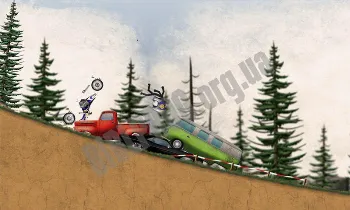 Скриншот Stickman Downhill Motocross 3