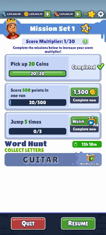 Скриншот Subway Surfers Mod 2