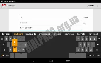 Скриншот Swype Keyboard 3