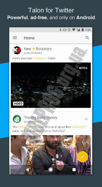 Скриншот Talon for Twitter 1