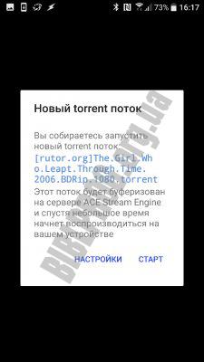 torrent stream player android