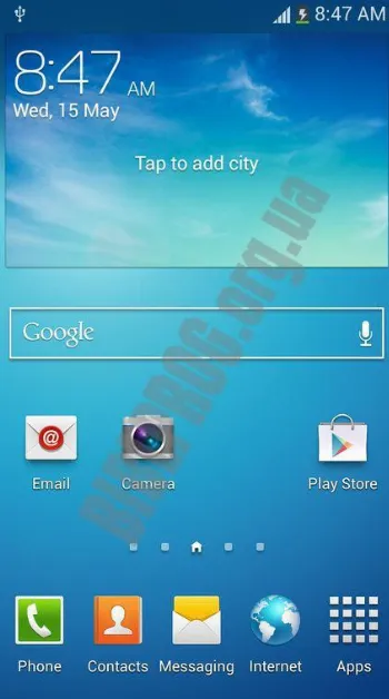 Скриншот TouchWiz Home 1