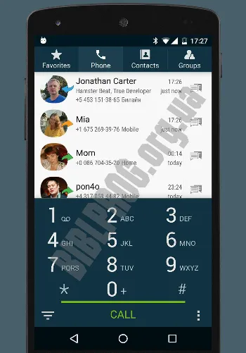 Скриншот True Phone Dialer & Contacts 3