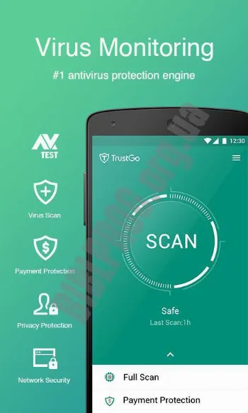 Скриншот TrustGo Antivirus & Mobile Security 1