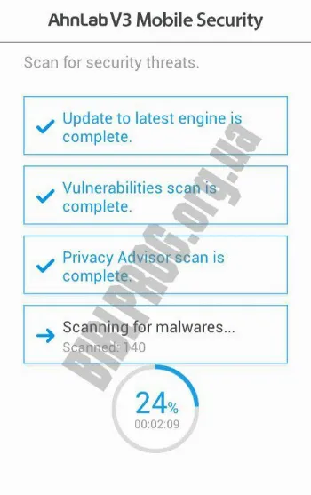 Скриншот V3 Mobile Security 2