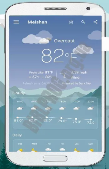 Скриншот Weather Forcast 1